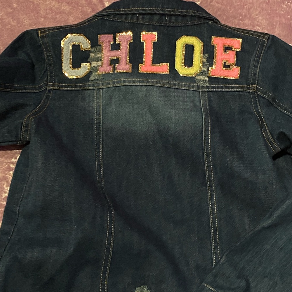 Lola + the boys Jean jacket w/Chloe